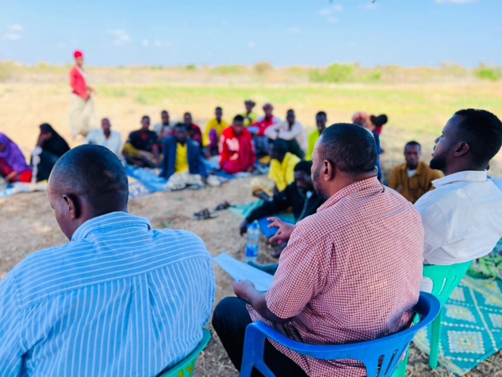 A Community awareness session held at Quracley location for the local community